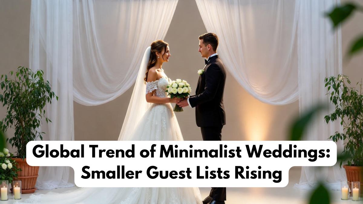 Global Trend of Minimalist Weddings: Smaller Guest Lists Rising