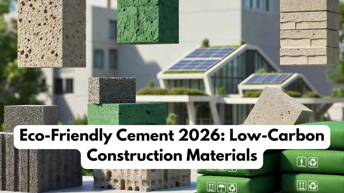 Eco-Friendly Cement 2026: Low-Carbon Construction Materials