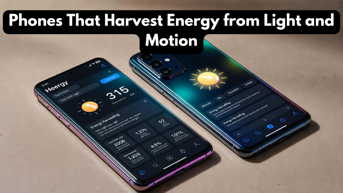 Phones That Harvest Energy from Light and Motion