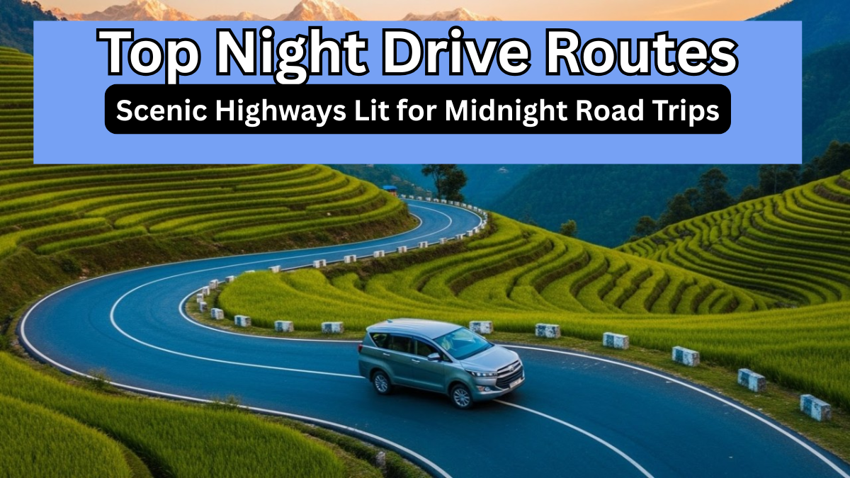 Top Night Drive Routes 2025 – Scenic Highways Lit for Midnight Road Trips