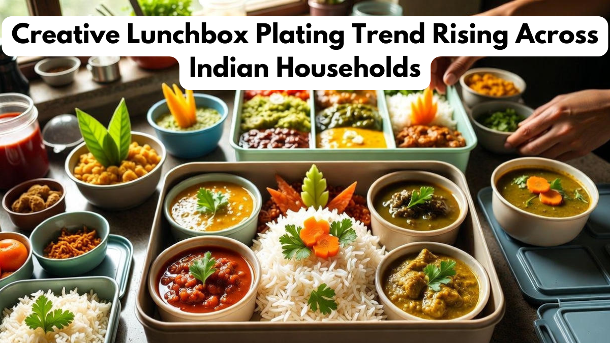 Creative Lunchbox Plating Trend Rising Across Indian Households
