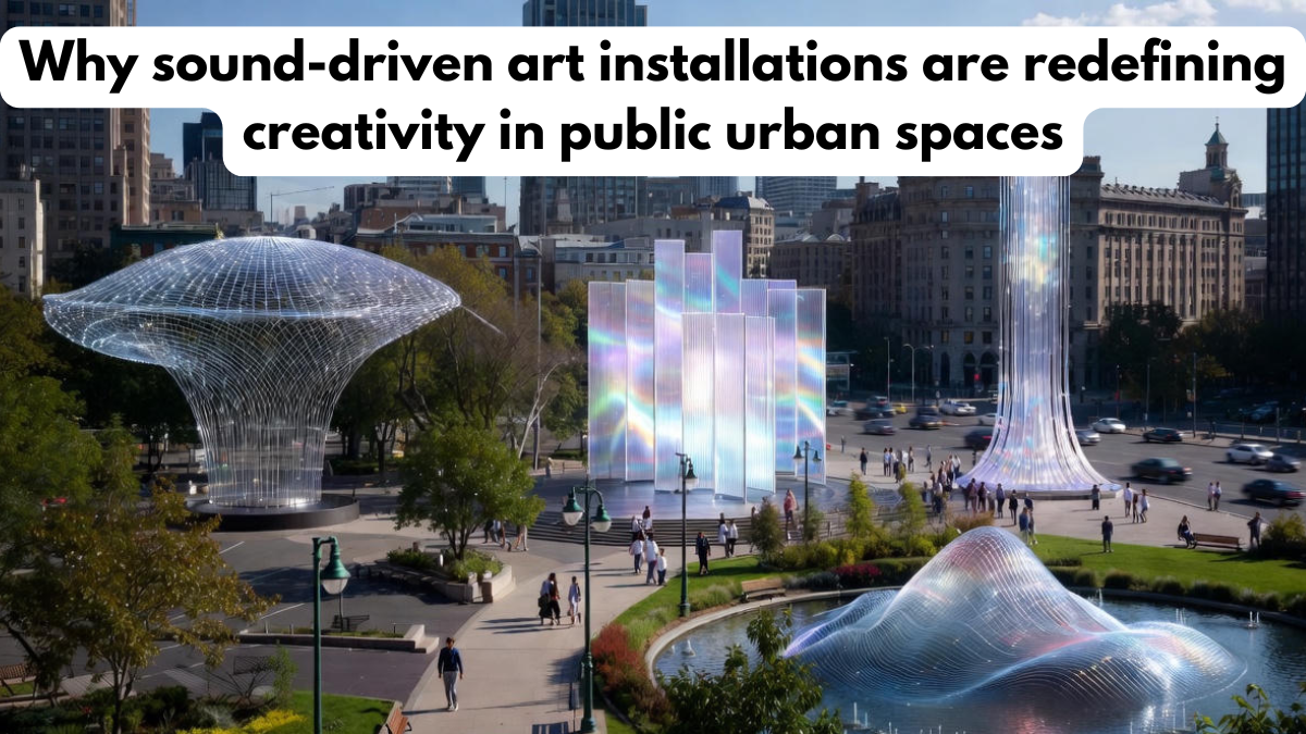 Why sound-driven art installations are redefining creativity in public urban spaces