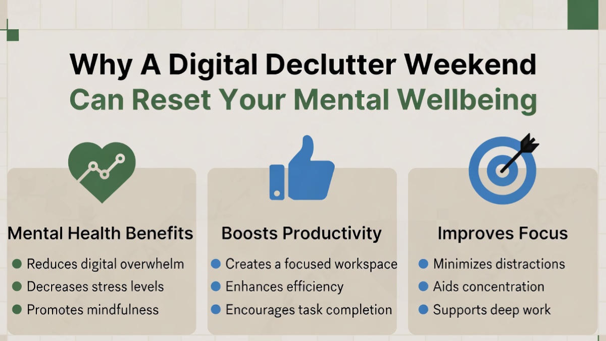 Why A Digital Declutter Weekend Can Reset Your Mental Wellbeing