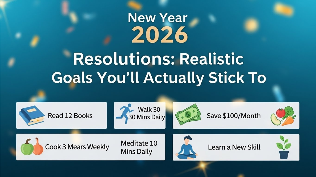 New Year 2026 Resolutions: Realistic Goals You’ll Actually Stick To