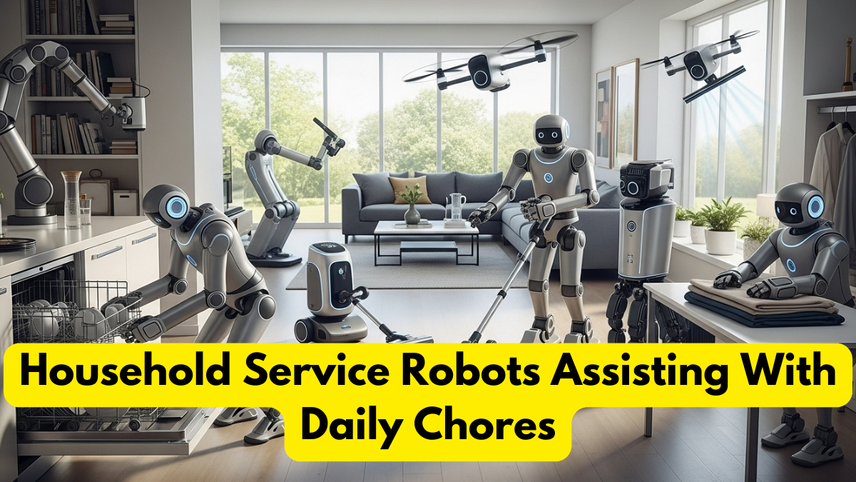 Household Service Robots Assisting With Daily Chores