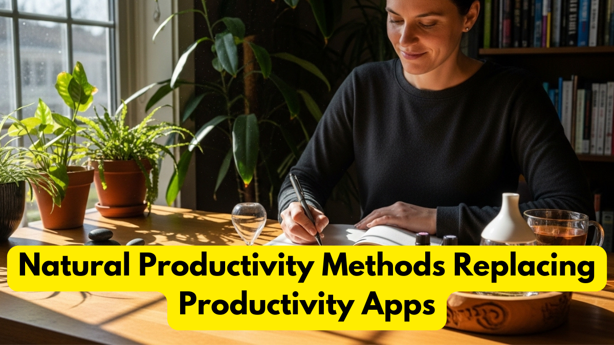 Natural Productivity Methods Replacing Productivity Apps