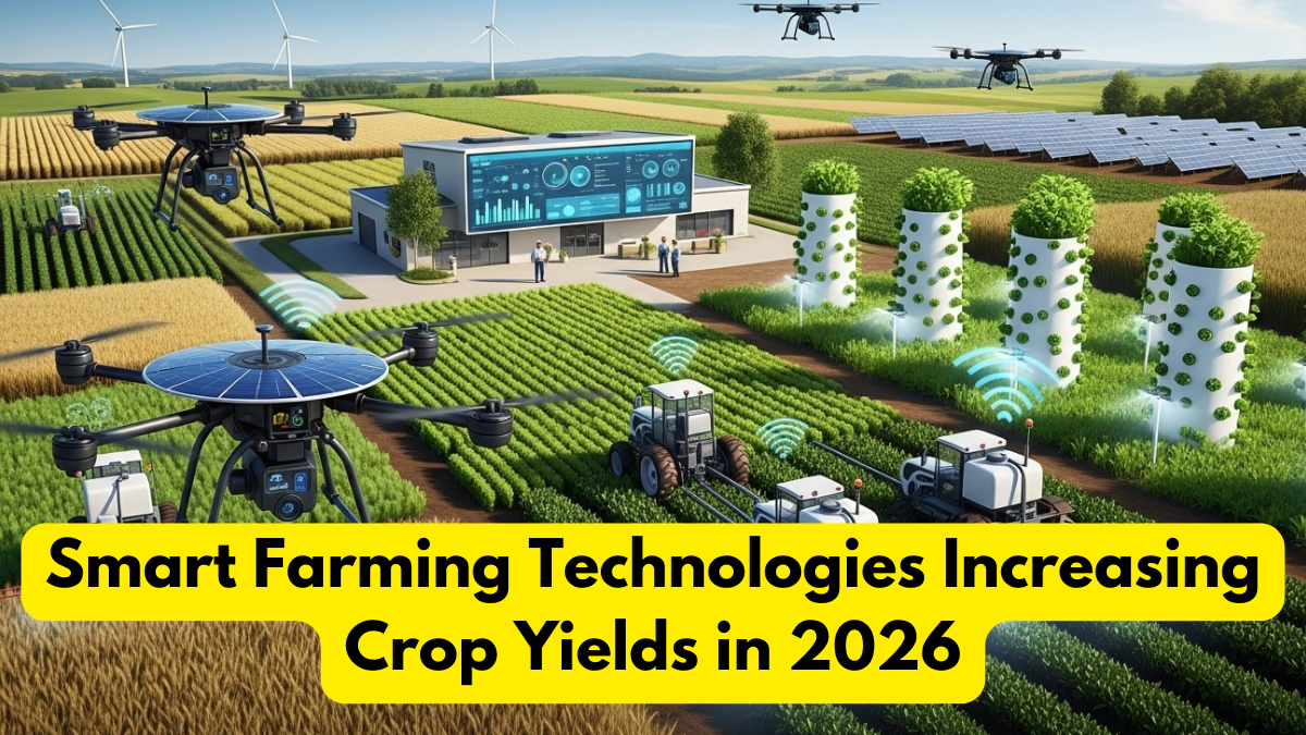 Smart Farming Technologies Increasing Crop Yields in 2026