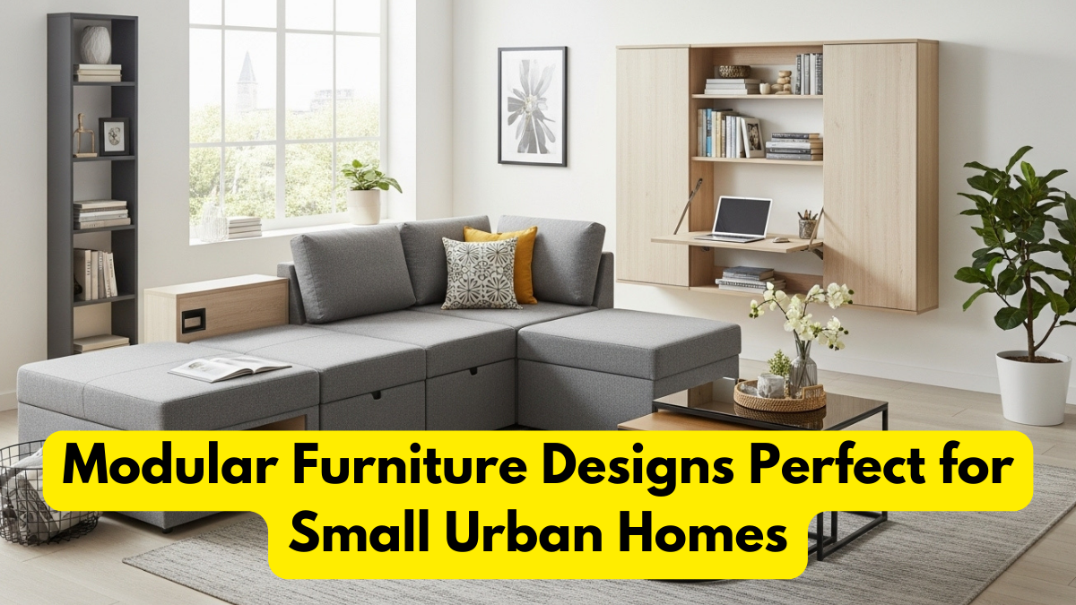 Modular Furniture Designs Perfect for Small Urban Homes