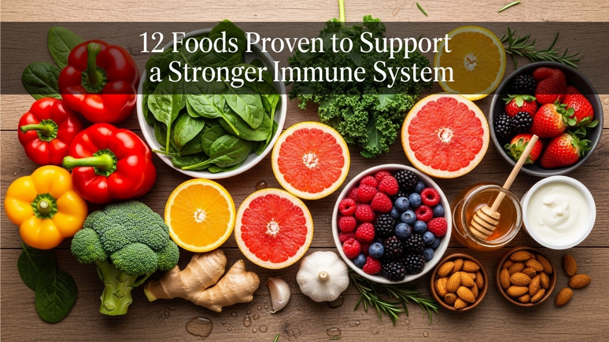 12 Foods Proven to Support a Stronger Immune System