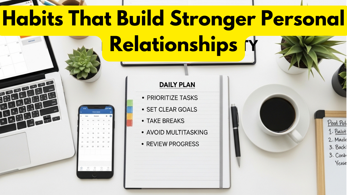 Habits That Build Stronger Personal Relationships
