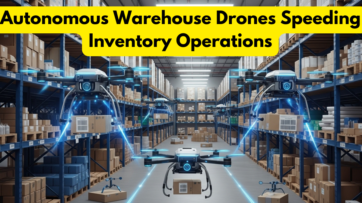 Autonomous Warehouse Drones Speeding Inventory Operations