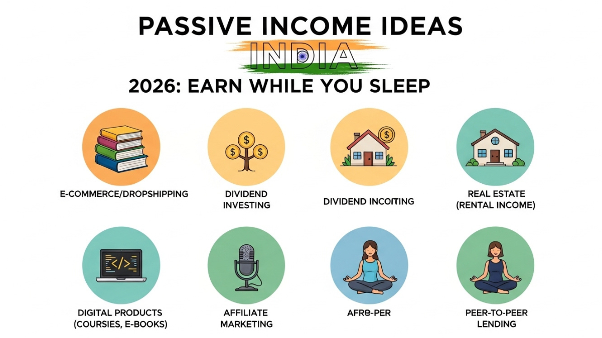 Passive Income Ideas India 2026: Earn While You Sleep