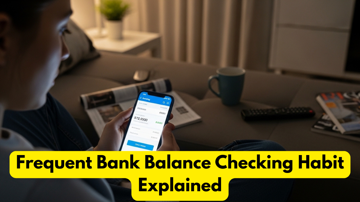 Frequent Bank Balance Checking Habit Explained
